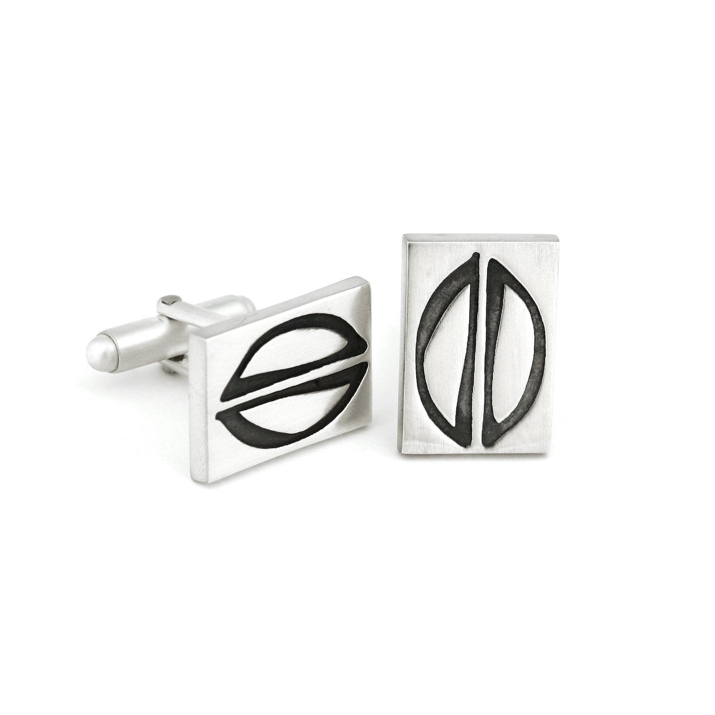 Sterling Silver White House Cuff Links